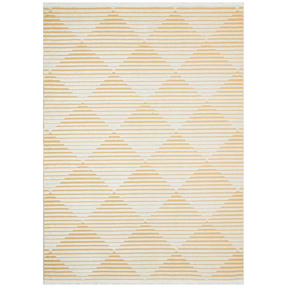 Jazz Jaz12 Indoor Outdoor Rugs in Amber Yellow